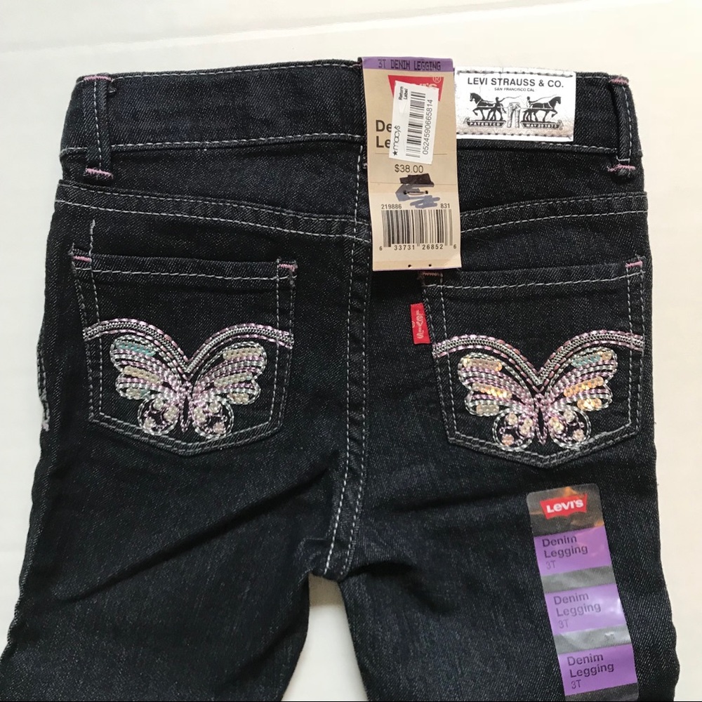 ⭐️NWT⭐️ Levi Denim Leggings - Picture 6 of 6